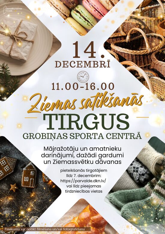 14.dec. Svētku tirdziņš Grobiņā